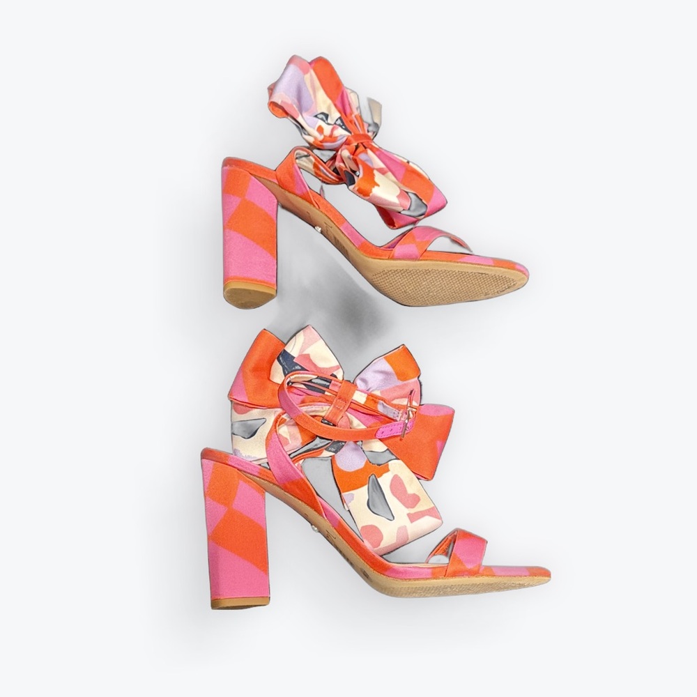 Gianni Bini Multicolor Patterned Heels - Picture 7 of 11